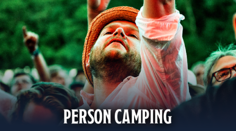 Person camping billet.